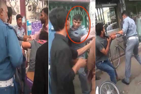 گوجرانوالہ میں وارڈن گردی، شہری پر سرعام وحشیانہ تشدد