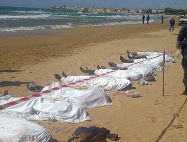 لیبیا میں کشتی ڈوبنے سے ہلاک افراد کی 82 لاشیں نکال لی گئیں