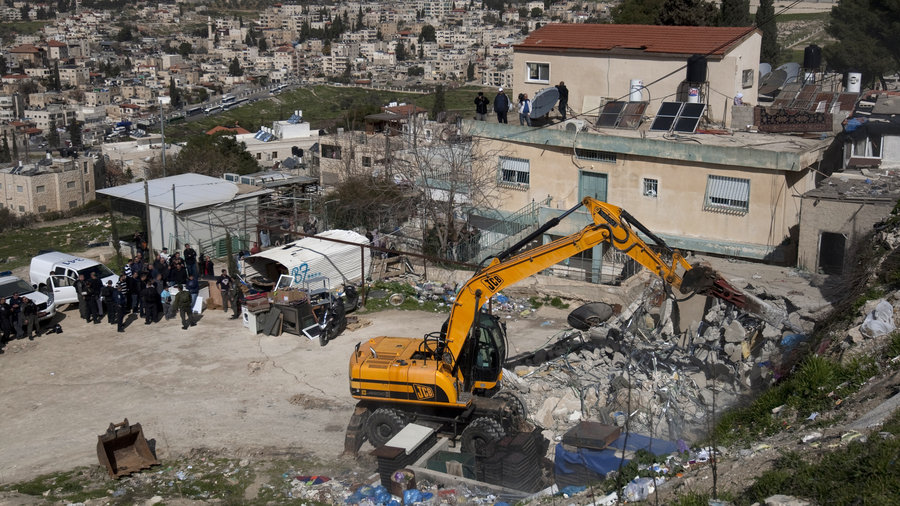 Palestinian Home Down