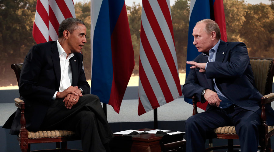 Barack Obama and Putin Met