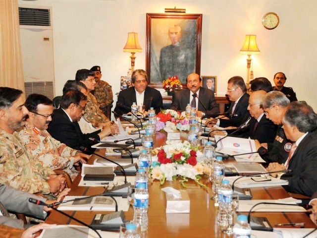 سندھ ایپکس کمیٹی کا کراچی آپریشن کو منطقی انجام تک پہنچانے کا فیصلہ