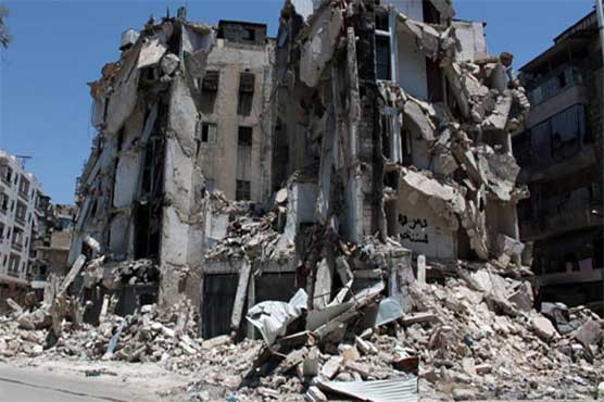 شام: باغیوں اور سرکاری فوج کی لڑائی میں شہر حلب کھنڈر بن گیا