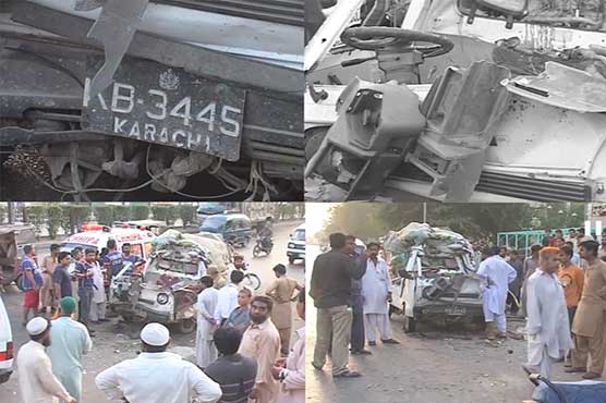 کراچی : لیاقت آباد میں ڈمپر اور وین میں تصادم، دو افراد جاں بحق