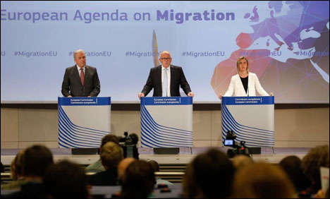 یورپی کمیشن نے جبری مہاجرین کا مسئلہ حل کرنے کا منصوبہ پیش کر دیا