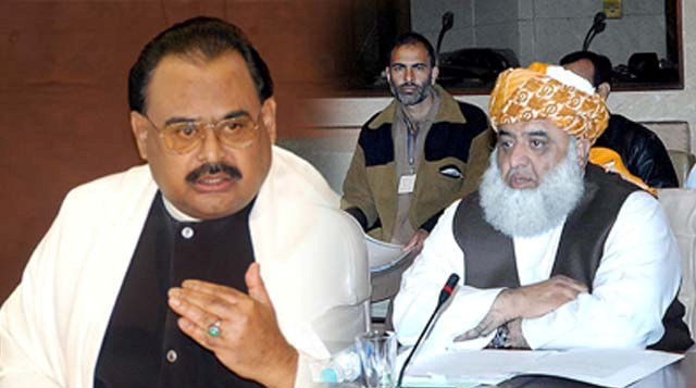 ایم کیو ایم سے مذاکرات میں تعطل، حکومت کی فضل الرحمن کو الطاف حسین سے رابطے کی ہدایت