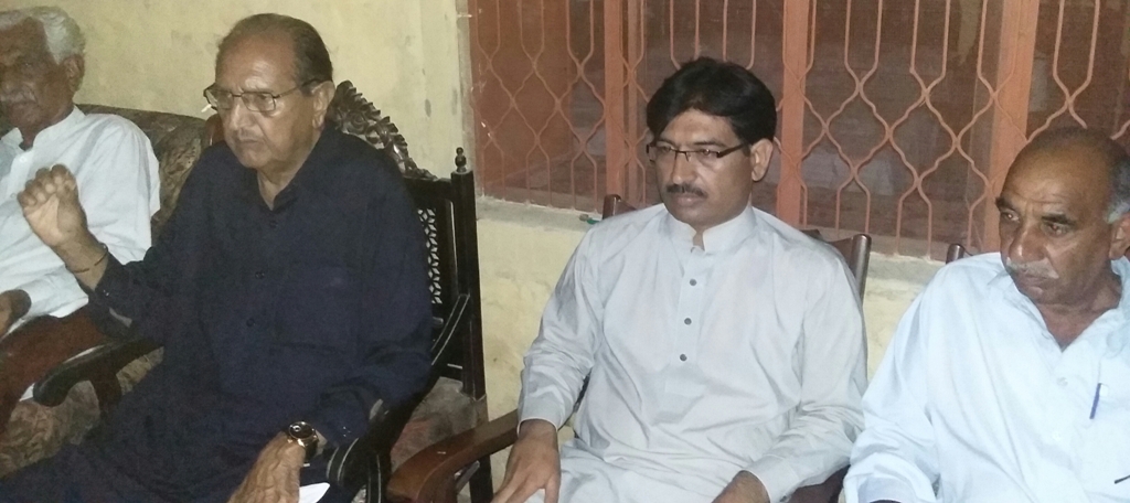 ملک لال خان مرحوم کے گھر ملک سلیم اقبال اور ملک فیروز خان کی کارنر میٹنگ ہوئی