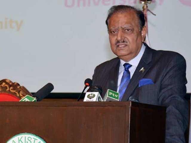 حکومت اور مسلح افواج میں مکمل ہم آہنگی ہے، صدر ممنون حسین