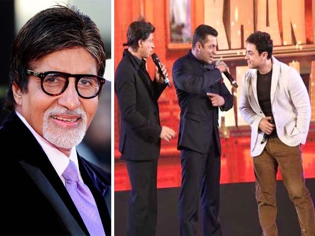 تینوں خانز 100 برس بالی ووڈ پر حکمرانی کرینگے، امیتابھ بچن