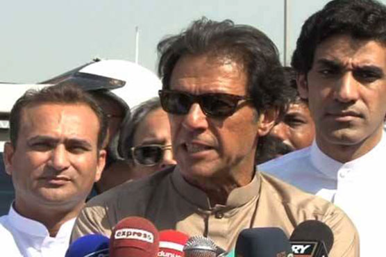 ن لیگ اپنے امپائرز کیساتھ مل کر الیکشن لڑنا چاہتی ہے : عمران خان