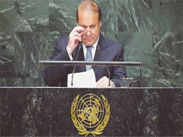 Nawaz Sharif in UNO