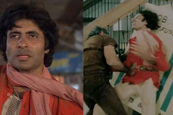 فلم قلی کی شوٹنگ کی چوٹ : بگ بی صرف 25 فیصد جگر کے ساتھ زندہ