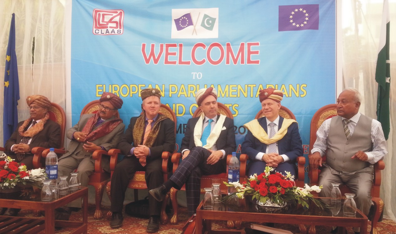 معروف ادارے  کلاس  کی دعوت پر یورپی یونین پارلیمنٹیرینز کا دورہ لاہور