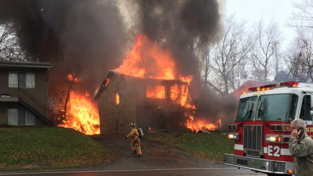 Small Plane Destroyed