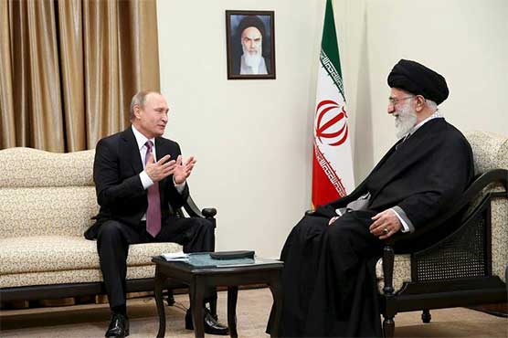 Vladimir Putin and Ali Khamenei