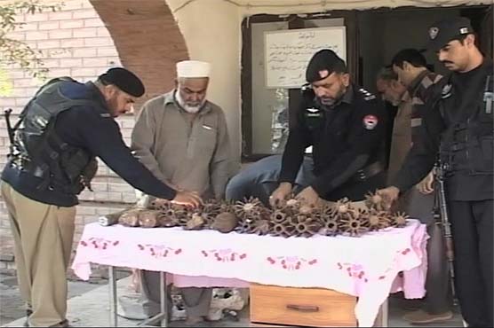 پشاور: تخریب کاری کا منصوبہ ناکام، 80 آرٹلری شیل برآمد ، مشکوک افراد گرفتار