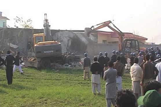 اسلام آباد: تجاوزات کیخلاف آپریشن، مکینوں کے پتھراؤ سے مجسٹریٹ زخمی