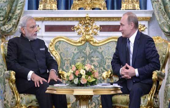 بھارت اور روس کے درمیان 130 ارب ڈالر کے معاہدوں پر دستخط