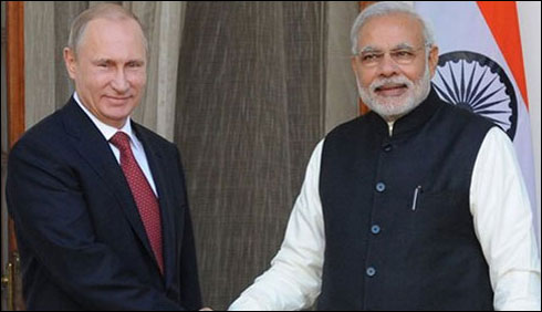 بھارتی وزیر اعظم نریندر مودی روس کے دو روزہ پر ماسکو پہنچ گئے