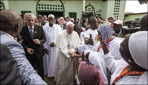 مسلم اور مسیحی بھائی بھائی ہیں ، پوپ فرانسس