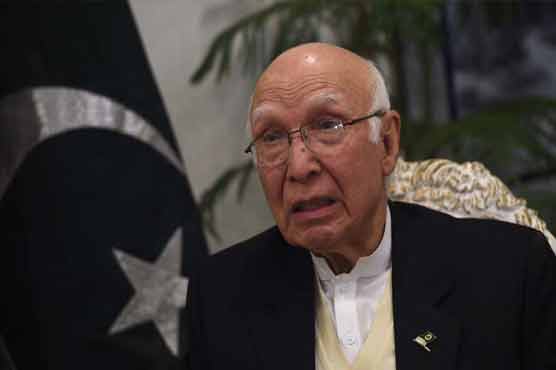 بھارت کے ساتھ کشمیر سمیت تمام ایشوز پر بات ہو گی: مشیر خارجہ