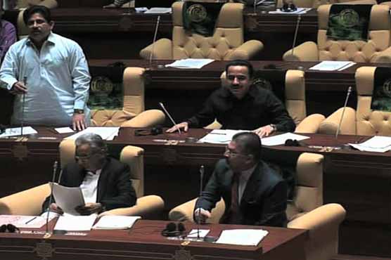 سندھ اسمبلی، فنکشنل لیگ، ن لیگ اور تحریک انصاف کا احتجاج کے بعد واک آؤٹ