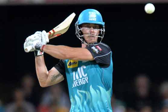 بگ بیش لیگ، کرس لین نے ایک اوور میں پانچ لگا تار چھکے لگا دیے