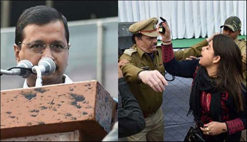 دہلی  کے وزیر اعلیٰ پر سیاہی پھنکنے والی خاتون رہا ہوگئی