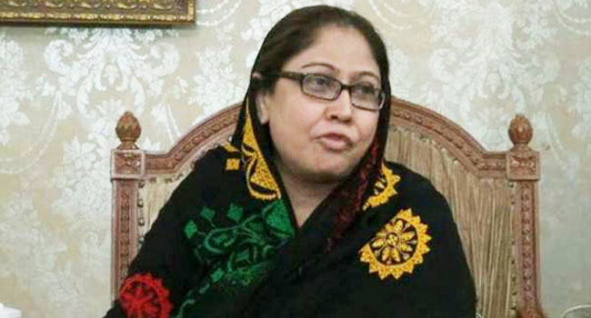 آصف زرداری علاج کی غرض سے ملک سے باہر ہیں، فریال تالپور