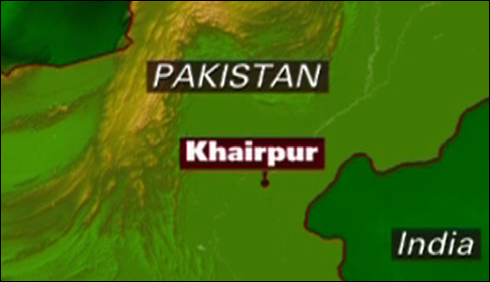 خیرپور: مبینہ پولیس مقابلہ، 4 ڈاکو گرفتار، بھاری اسلحہ برآمد