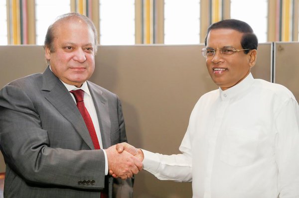 پاکستان اور سری لنکا کے باہمی احترام پر مبنی تعلقات کو مزید مضبوط بنائیں گے: نواز شریف