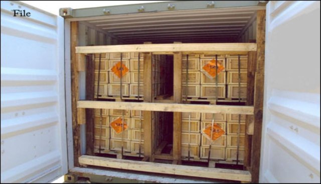 چین سے درآمد کنٹینر سے 22 ہزار کلو دھماکا خیز مواد برآمد