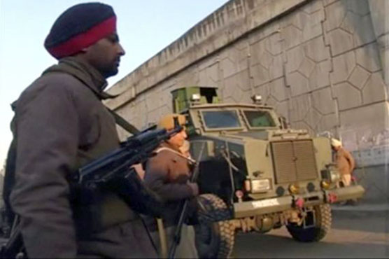 پٹھان کوٹ ایئربیس پر فائرنگ کا سلسلہ دوبارہ شروع