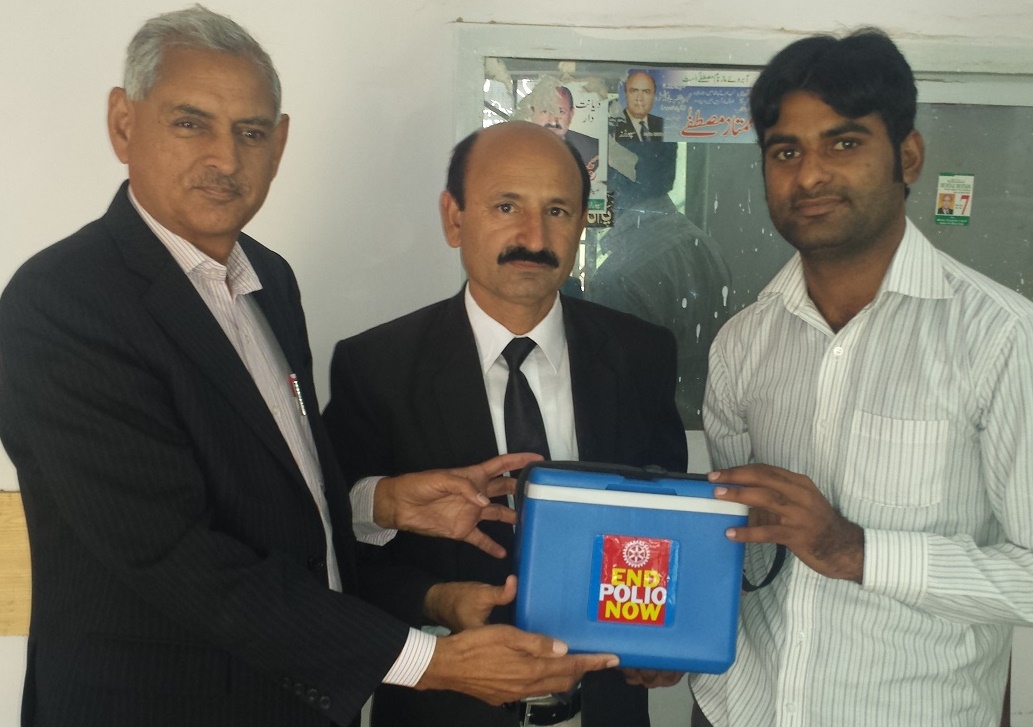 ممتاز بیگ کا احاطہ کچہری میں روٹری کلب کے زیراہتمام پولیو آگاہی مہم کے سلسلہ میں خطاب