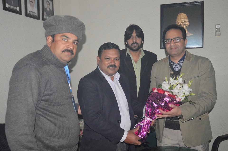 عوامی محبت کے چیف ایڈیٹر کی صدر پریس کلب لاہور کو مبارکباد