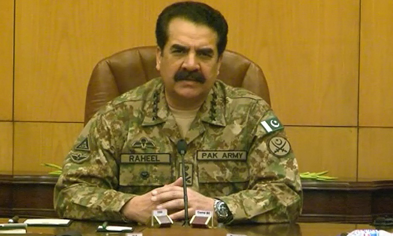 چار سدہ حملہ افغانستان سے کنٹرول ہوا، آرمی چیف