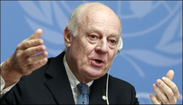 شام کیلئے اقوام متحدہ کے خصوصی نمائندے دمشق پہنچ گئے