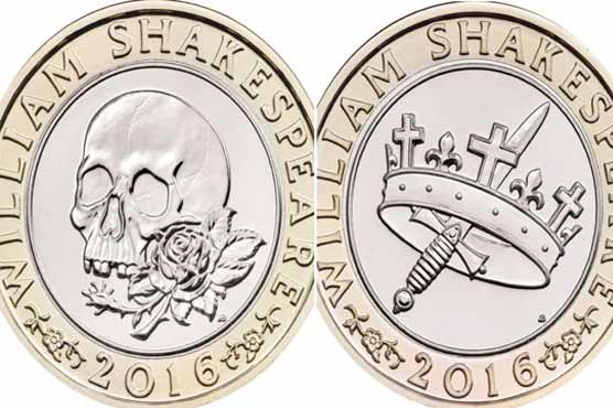 انگریزی زبان کے مشہور ادیب ولیم شیکسپیر کی یاد میں نئے سکے نکالے جائیں گے