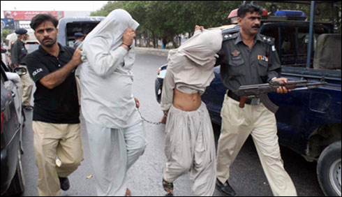 Arrested Extortionists