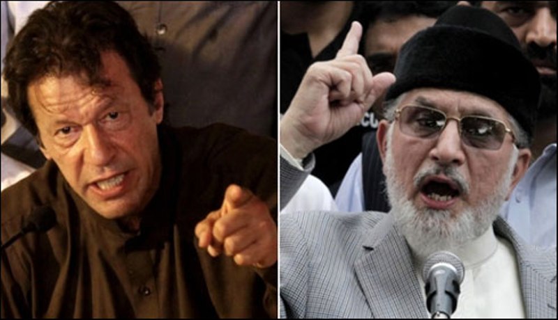 Imran khan Tahirul Qadri