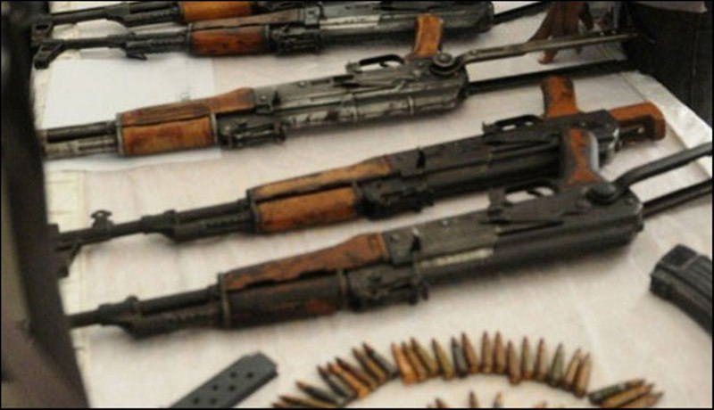 لیاری میں قانون نافذ کرنے والے ادارے کی کارروائی ، اسلحہ برآمد