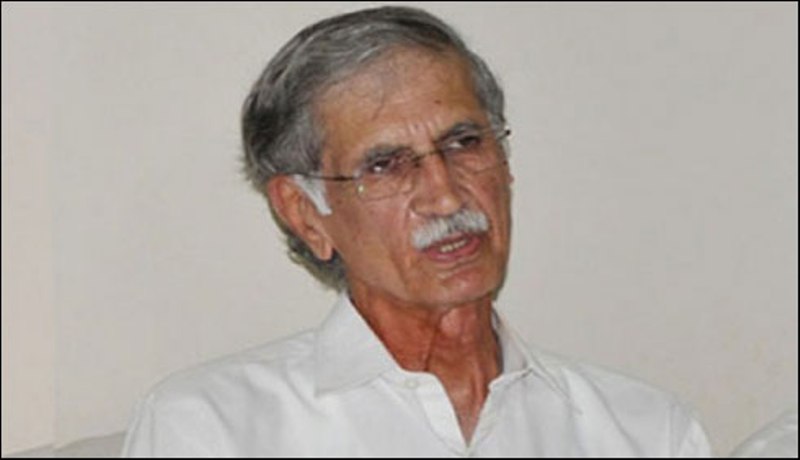 حامد خان استعفے کے بعد جھوٹے الزامات لگا رہے ہیں،پرویز خٹک