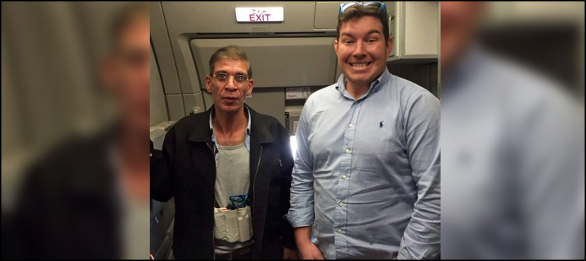 مصری طیارے کے اغوا کارکے ساتھ مسافرکی تصویر وائرل