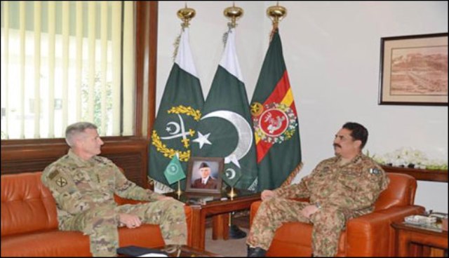 جنرل راحیل سے افغانستان میں امریکی افواج کے سربراہ کی ملاقات