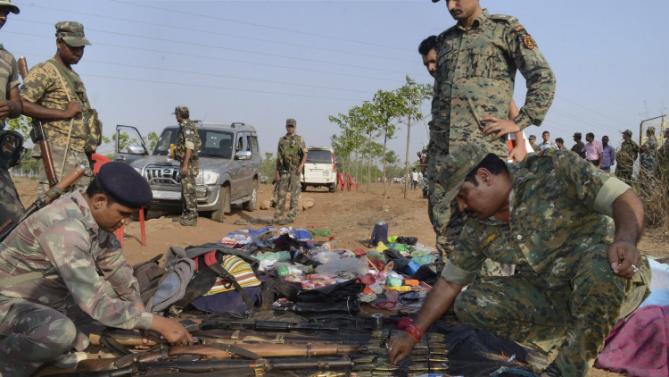 بھارتی پولیس کا ریاست چھتیس گڑھ میں 8 ماؤ باغیوں کو ہلاک کرنے کا دعوی