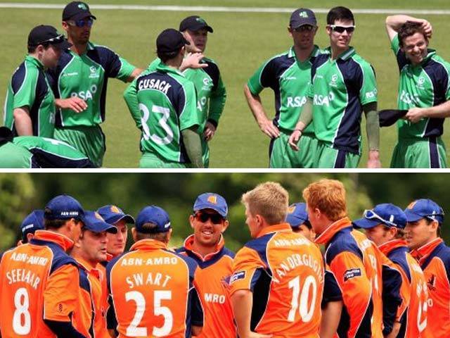 آئرلینڈ اور نیدرلینڈز کے ارمان بارش میں بہہ گئے