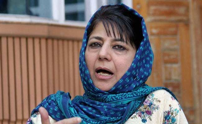مقبوضہ کشمیر : محبوبہ مفتی پہلی خاتون وزیر اعلی نامزد