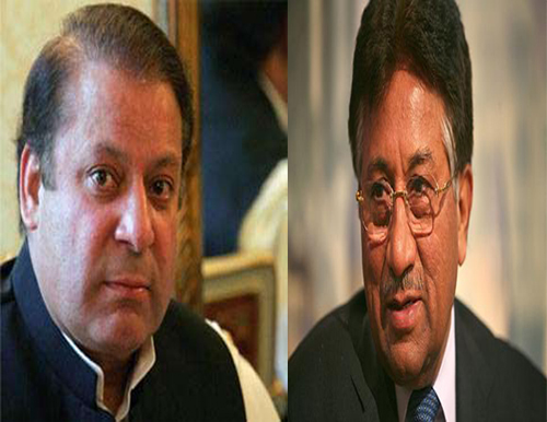 Nawaz Sharif and Pervez Musharraf