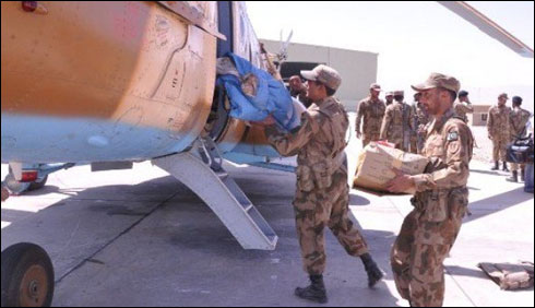 پاک فوج نے تھرپاکر میں 25 ٹن راشن تقسیم کیا