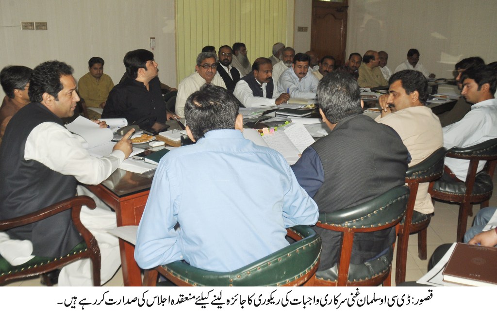 گورنمنٹ کی ریکوری کو سو فیصد یقینی بنایا جائے، سلمان غنی