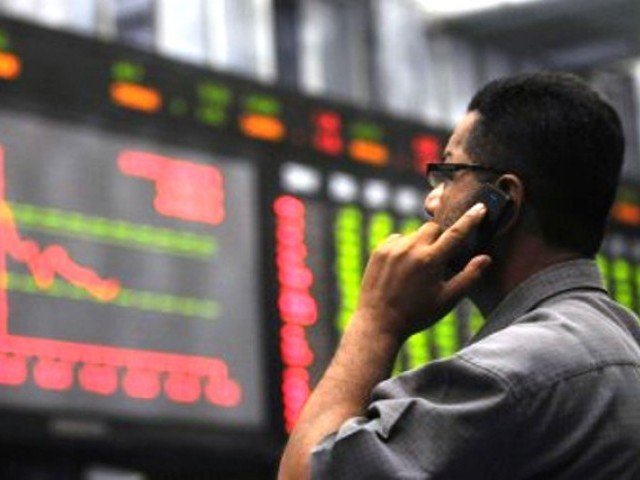 حصص مارکیٹ میں شدید اتار چڑھاؤ کے بعد مندی غالب